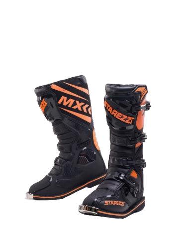 Starezzi Мотоботы Roma Black/Orange в Нижнем Новгороде