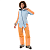 Dragonfly Комбинезон Gravity 2.0 Woman Light Blue - Mock Orange 2025 в Нижнем Новгороде