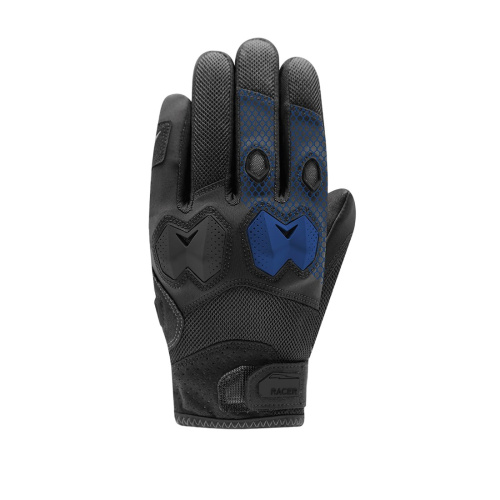 Racer Перчатки Blocks Black/Blue в Нижнем Новгороде