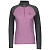 Scott Термокофта женская  Zip Defined Merino dark grey melange/cassis pink в Нижнем Новгороде