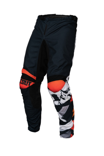 Scout Штаны кроссовые Abstraction Black/Orange в Нижнем Новгороде