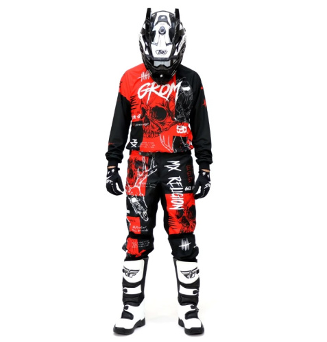 Grom Джерси + штаны MX Religion red в Нижнем Новгороде