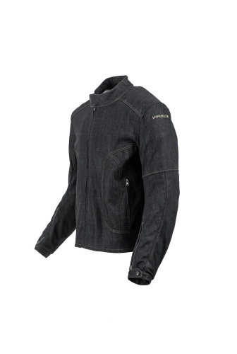 Hyperlook Мотокуртка джинсовая Lion denim Синий в Нижнем Новгороде