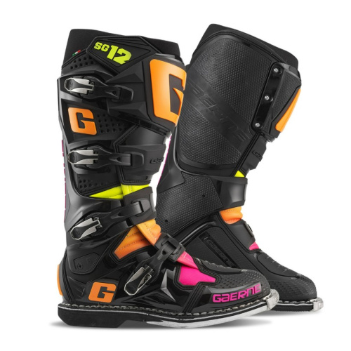 Gaerne Мотоботы SG-12 Black/Orange/Pink в Нижнем Новгороде