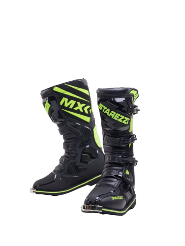 Starezzi Мотоботы Roma Black Fluo Yellow в Нижнем Новгороде