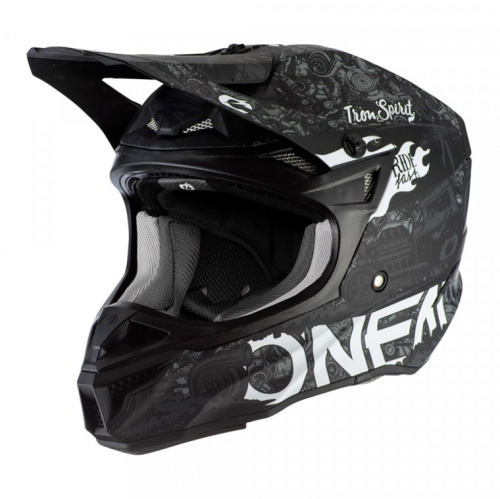 Oneal Шлем кроссовый 5Series Polyacrylite Черный/Белый в Нижнем Новгороде