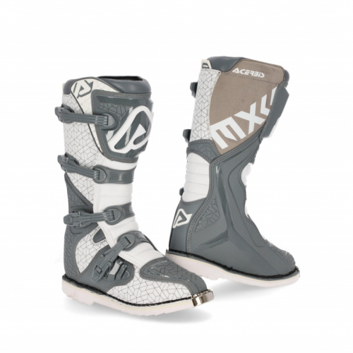 Acerbis Мотоботы кроссовые E-Team Grey/White в Нижнем Новгороде